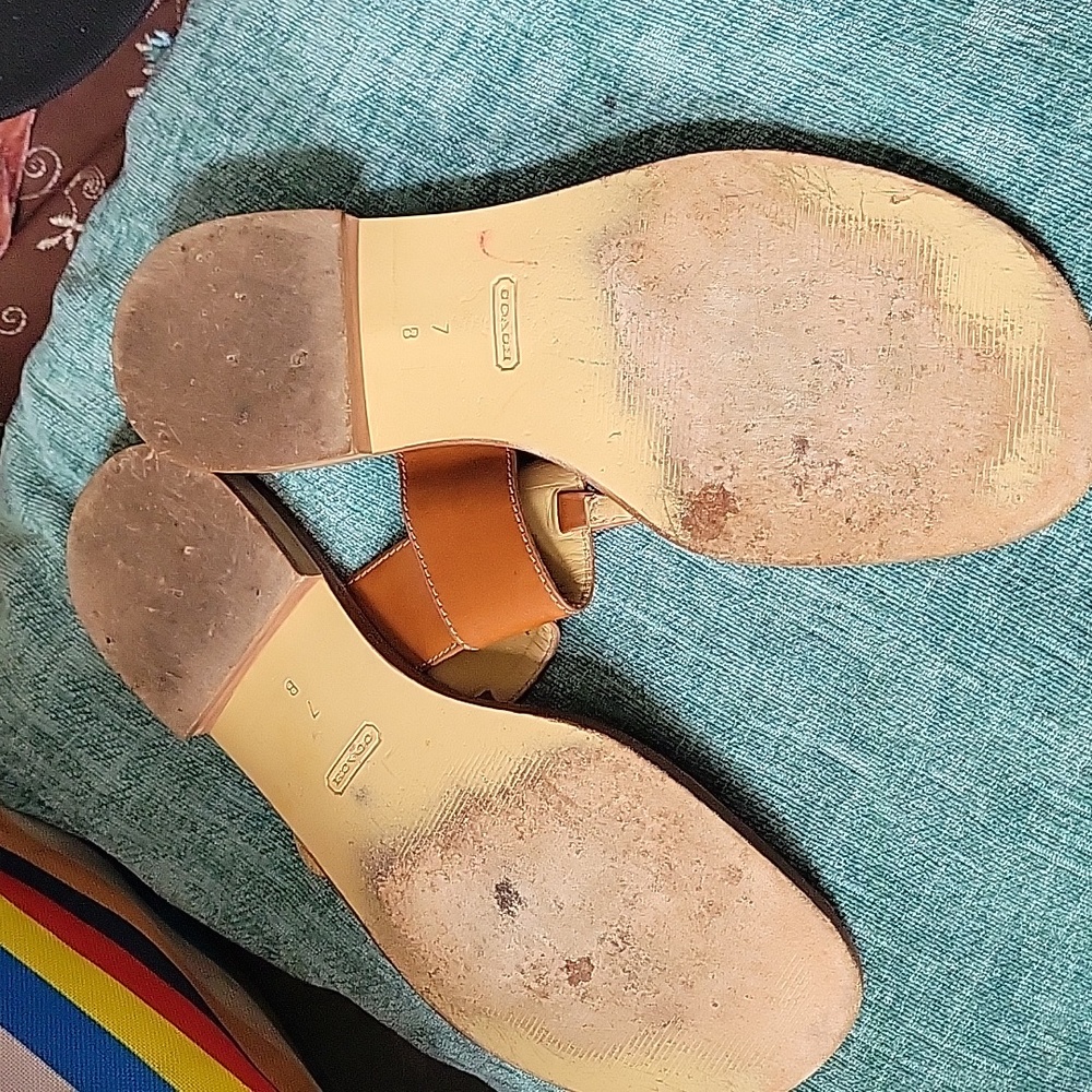 Coach Riley sandals size 7 - Picture 4 of 4